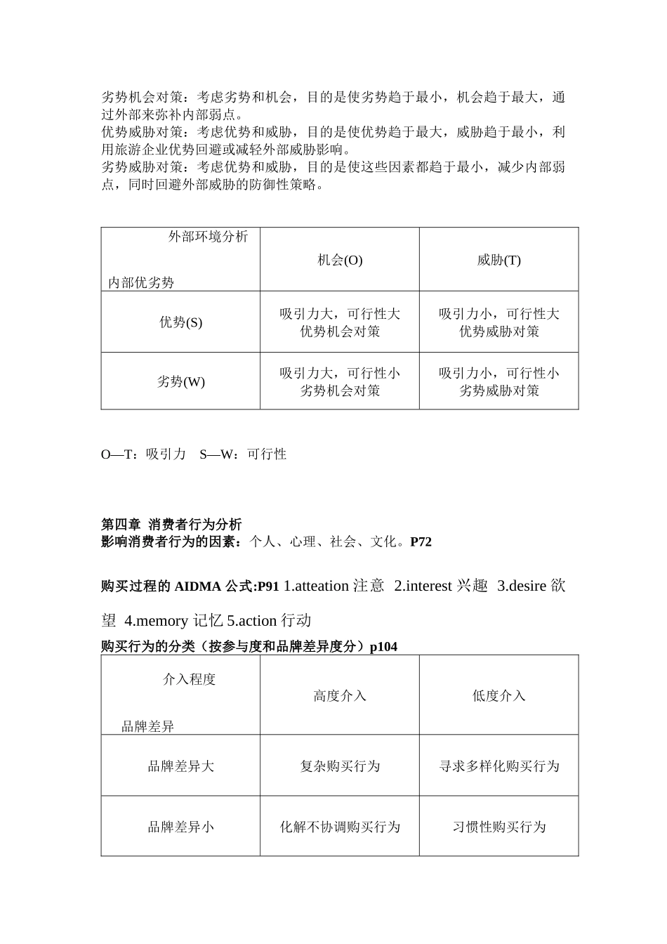 旅游市场营销期末总复习资料_第3页