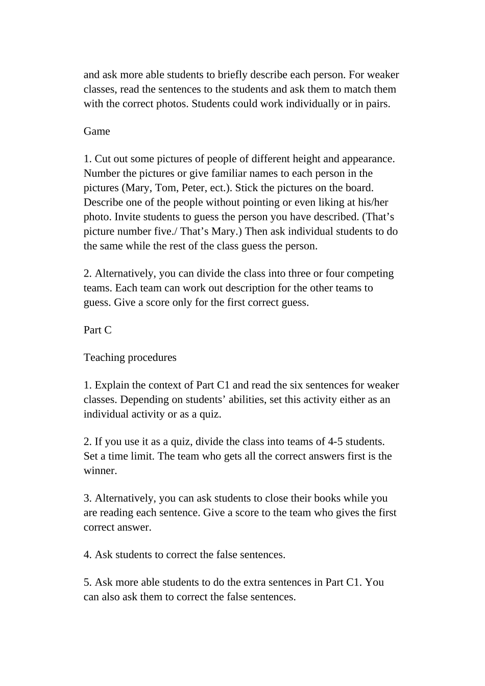 unit 1 friends 教案2 reading（牛津英语八年级上）doc--初中英语 _第3页