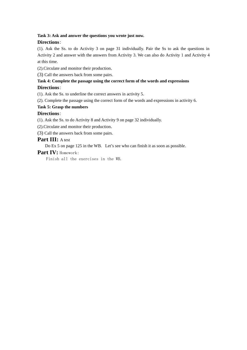 module 4《education》unit 3 教案（外研版八年级上）doc--初中英语 _第3页