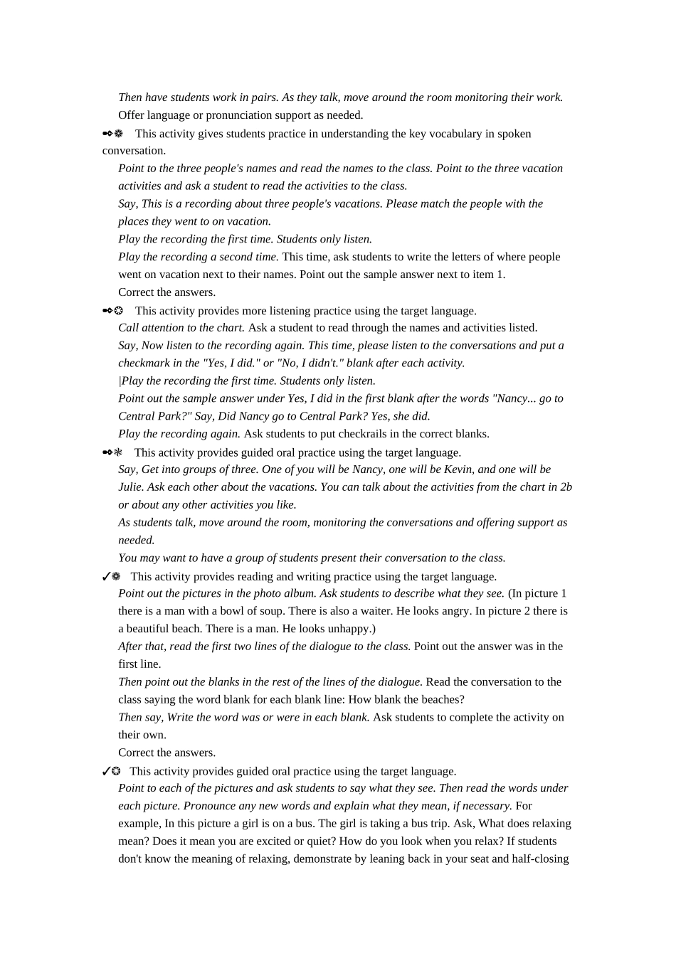 Unit 10《Where did you go on vacation》教案、教学设计汇编 （人教新目标七年级下）-unit 10 教案_2doc--初中英语 _第2页