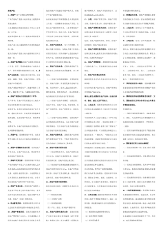 房地产法名词解释