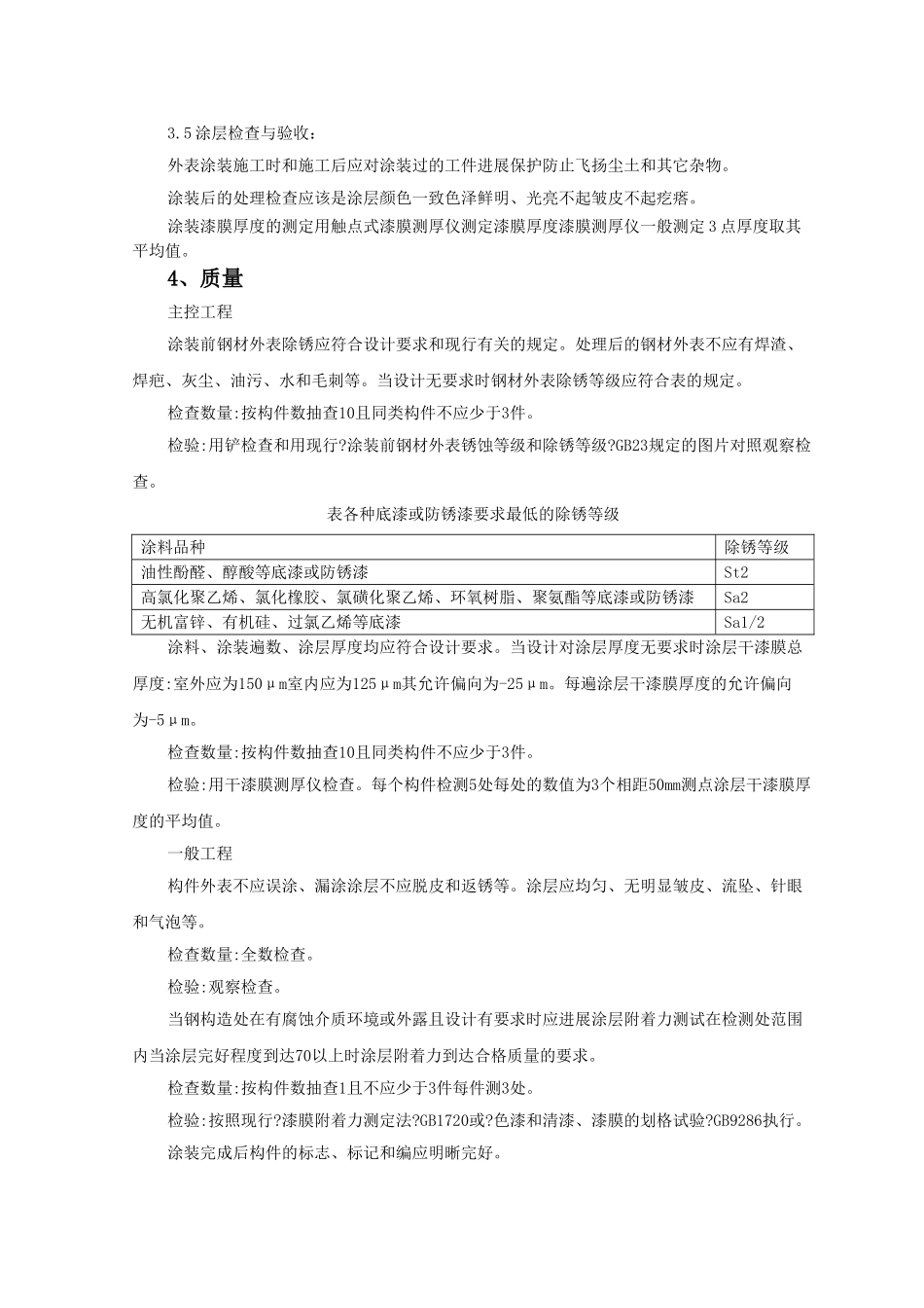 钢结构防腐涂装监理实施细则_第3页