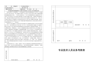 监理专业技术工作及工作业绩总结