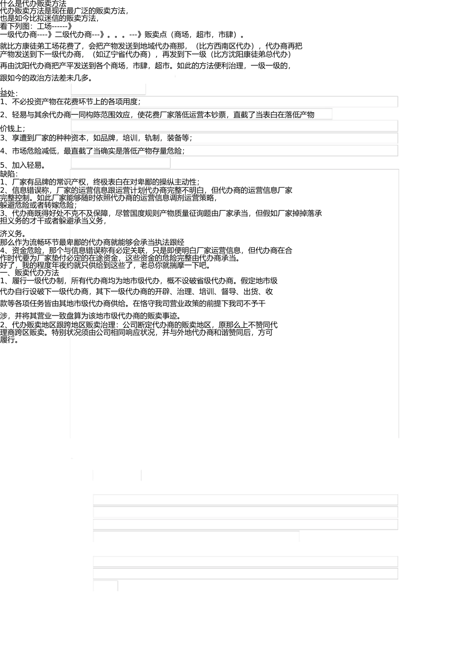 什么是代理销售模式 _第1页