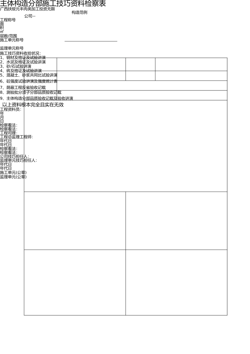 施工技术资料审查表 _第2页