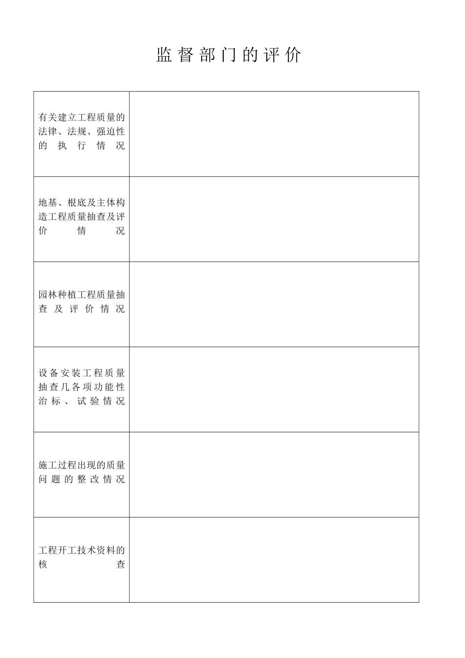 绿化工程质量监督报告格式_第3页