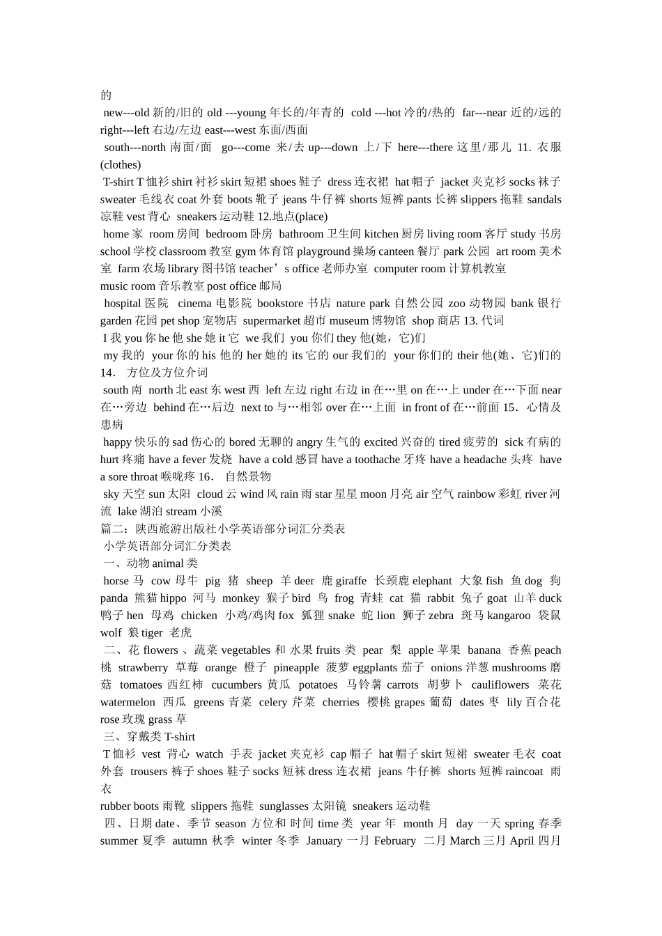 陕西旅游出版社小学英语 _第2页