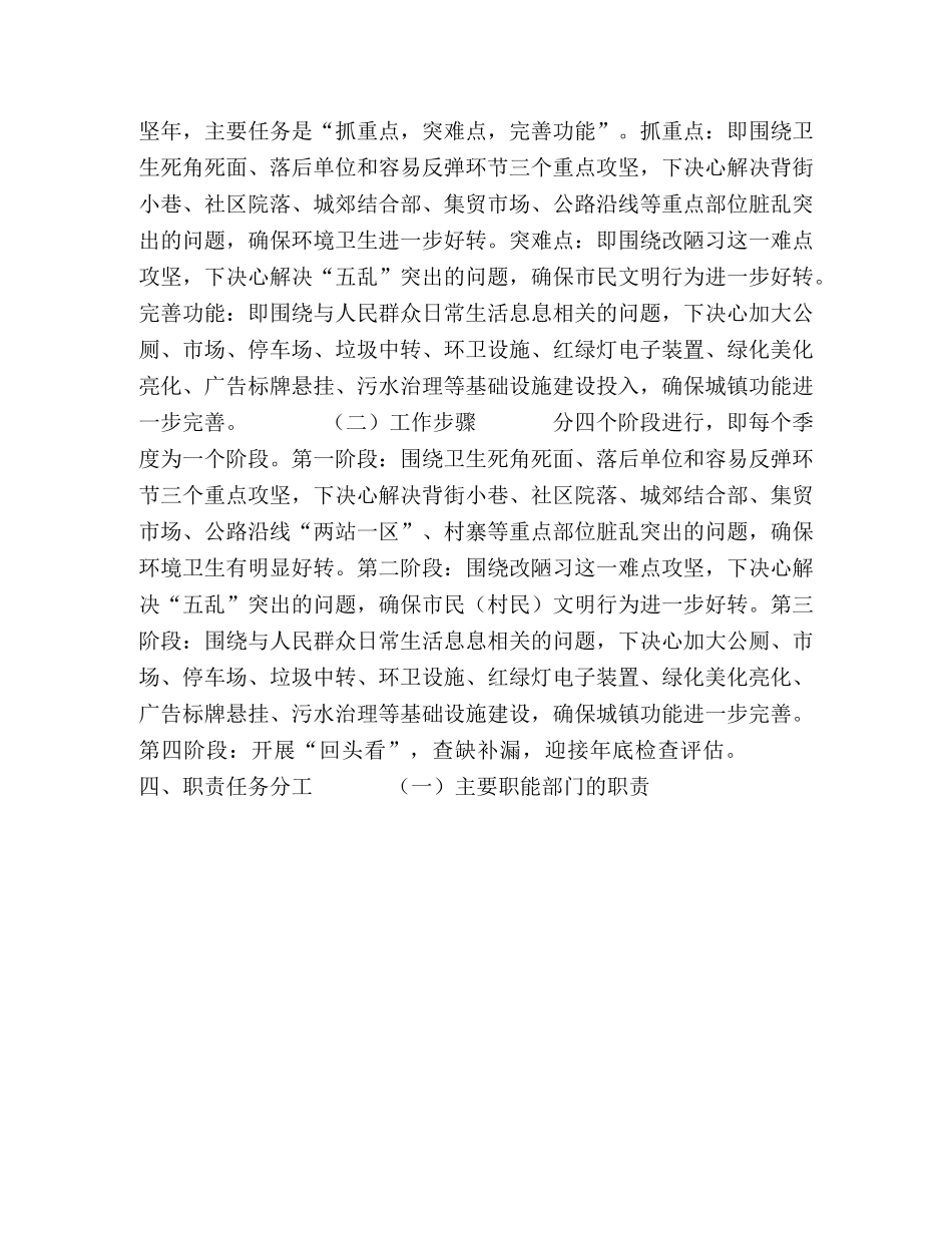 2020年整脏治乱专项行动工作方案 _第2页