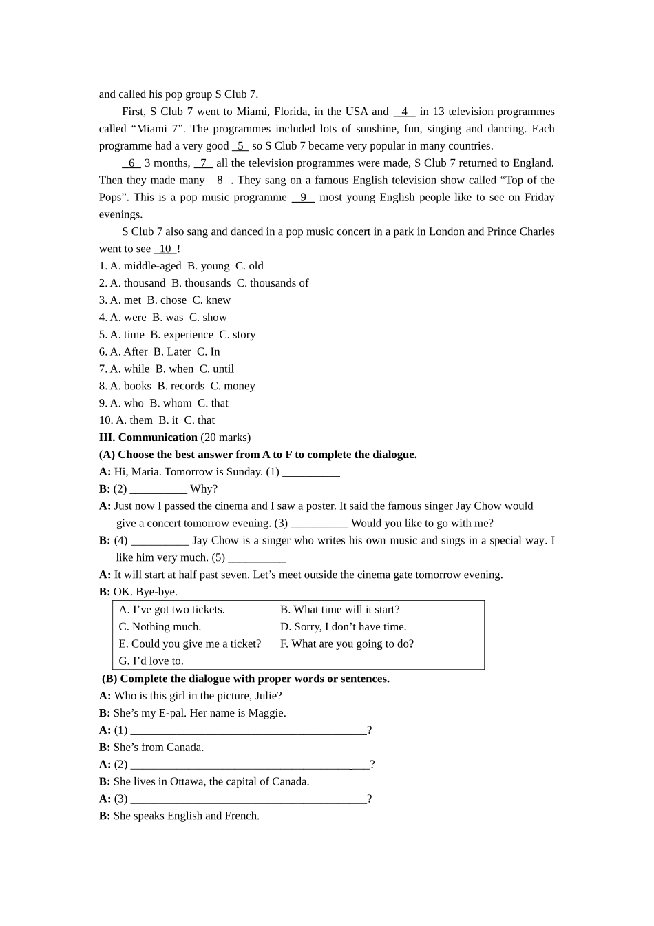 module 1《travel》综合测试（外研版九年级下）doc--初中英语 _第2页