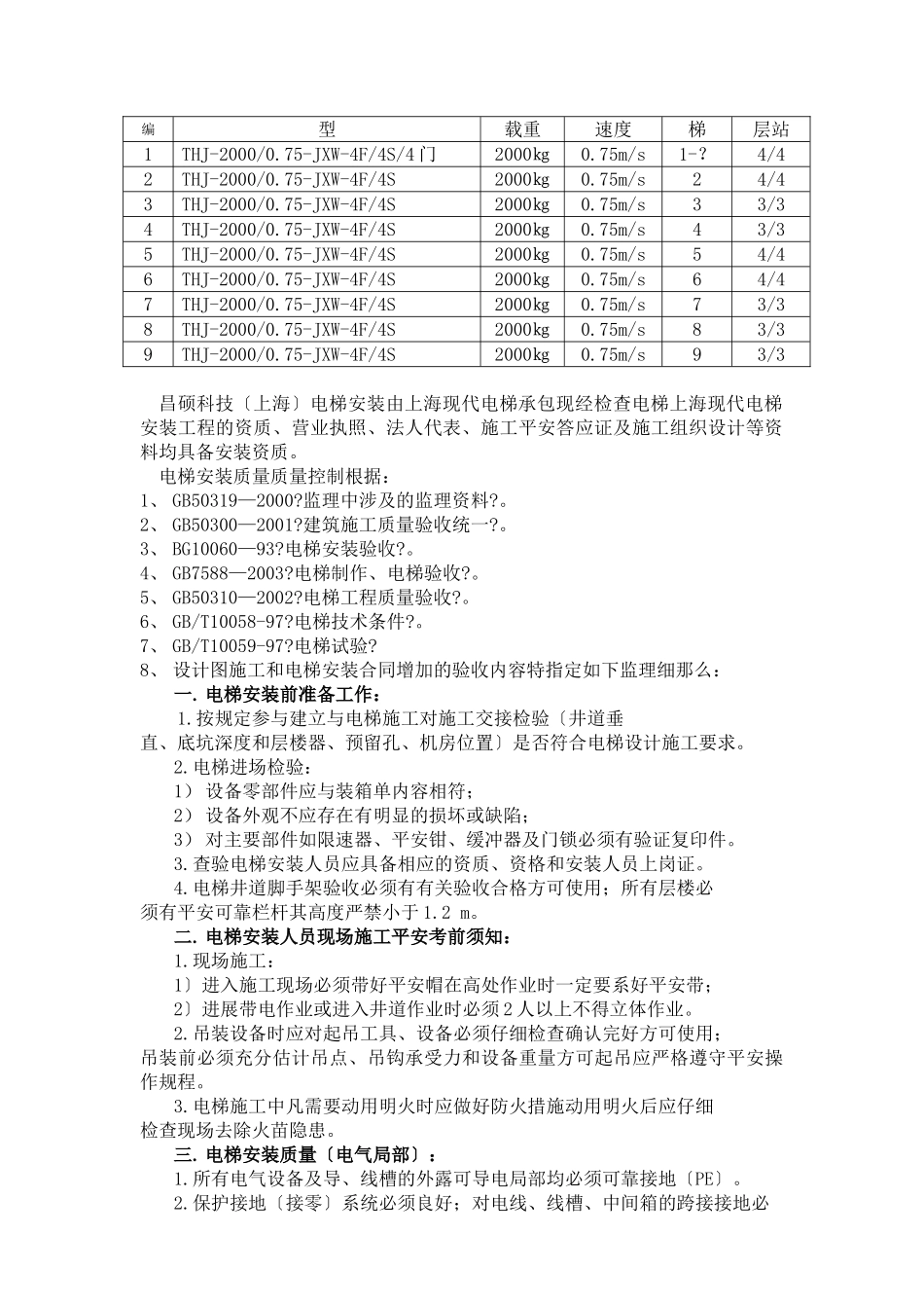 电梯安装监理实施细则_第2页