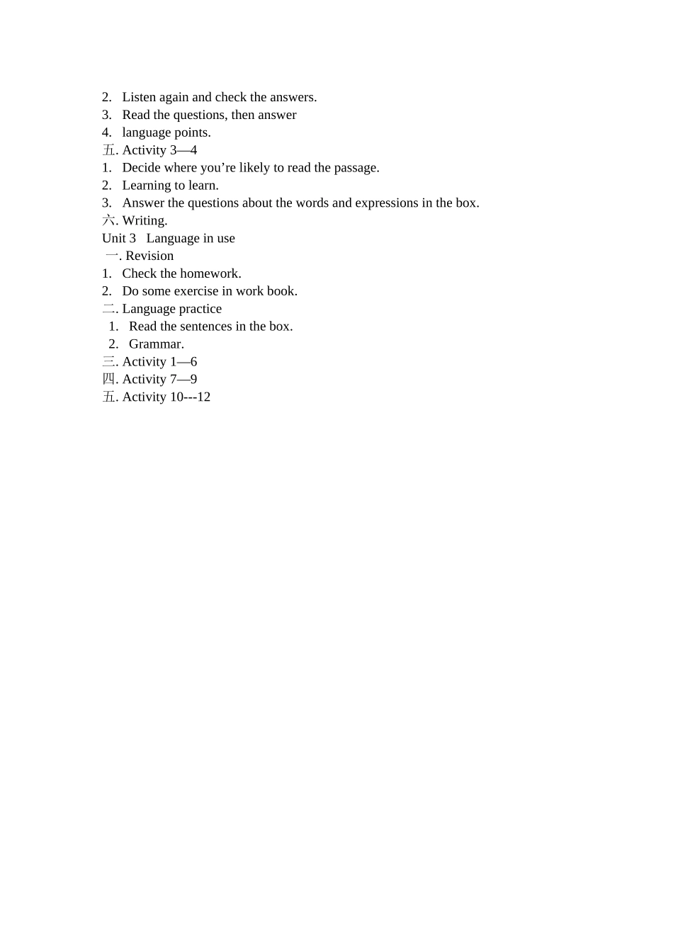 module 3《on the radio》简单教案 （外研版八年级下）doc--初中英语 _第2页