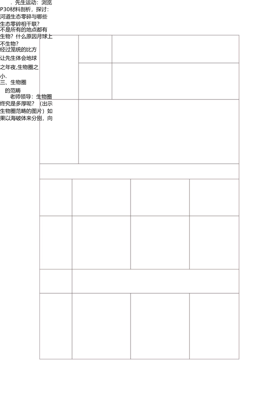 生物圈是最大的生态系统教学设计 _第3页