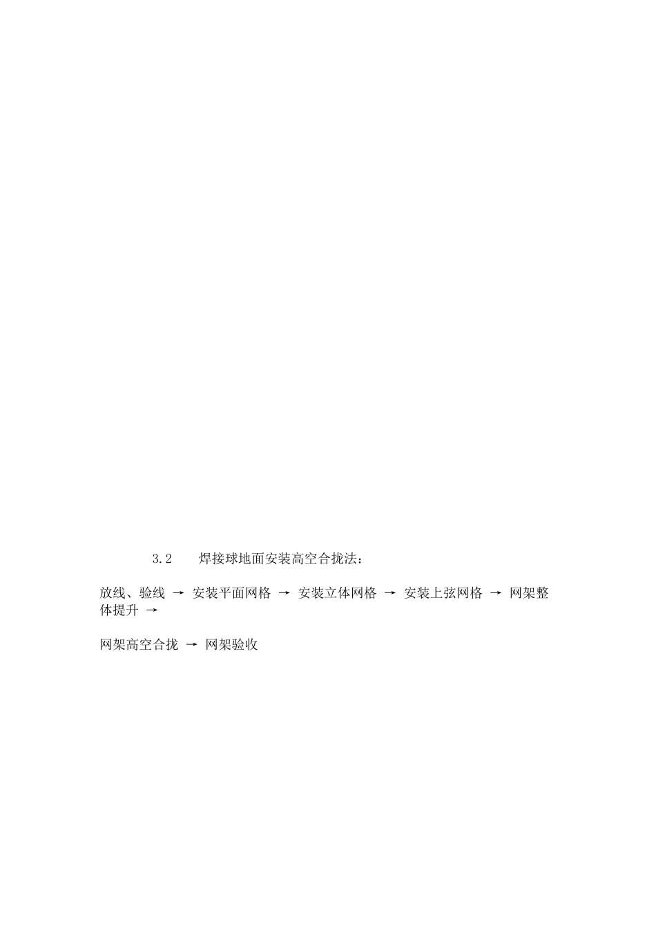 钢网架结构安装工艺标准（507-96）_第2页