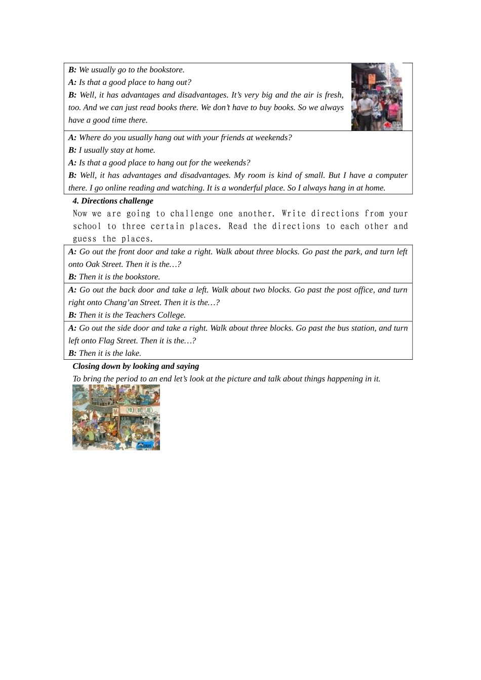 unit 11《could you please tell me where the restrooms are》period 2 教案 （人教新目标九年级）doc--初中英语 _第3页