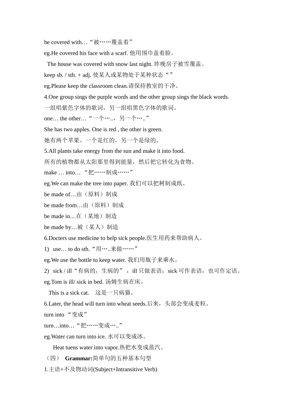 unit 2 plant a plant 教案（冀教版八年级下） (1)doc--初中英语 _第2页