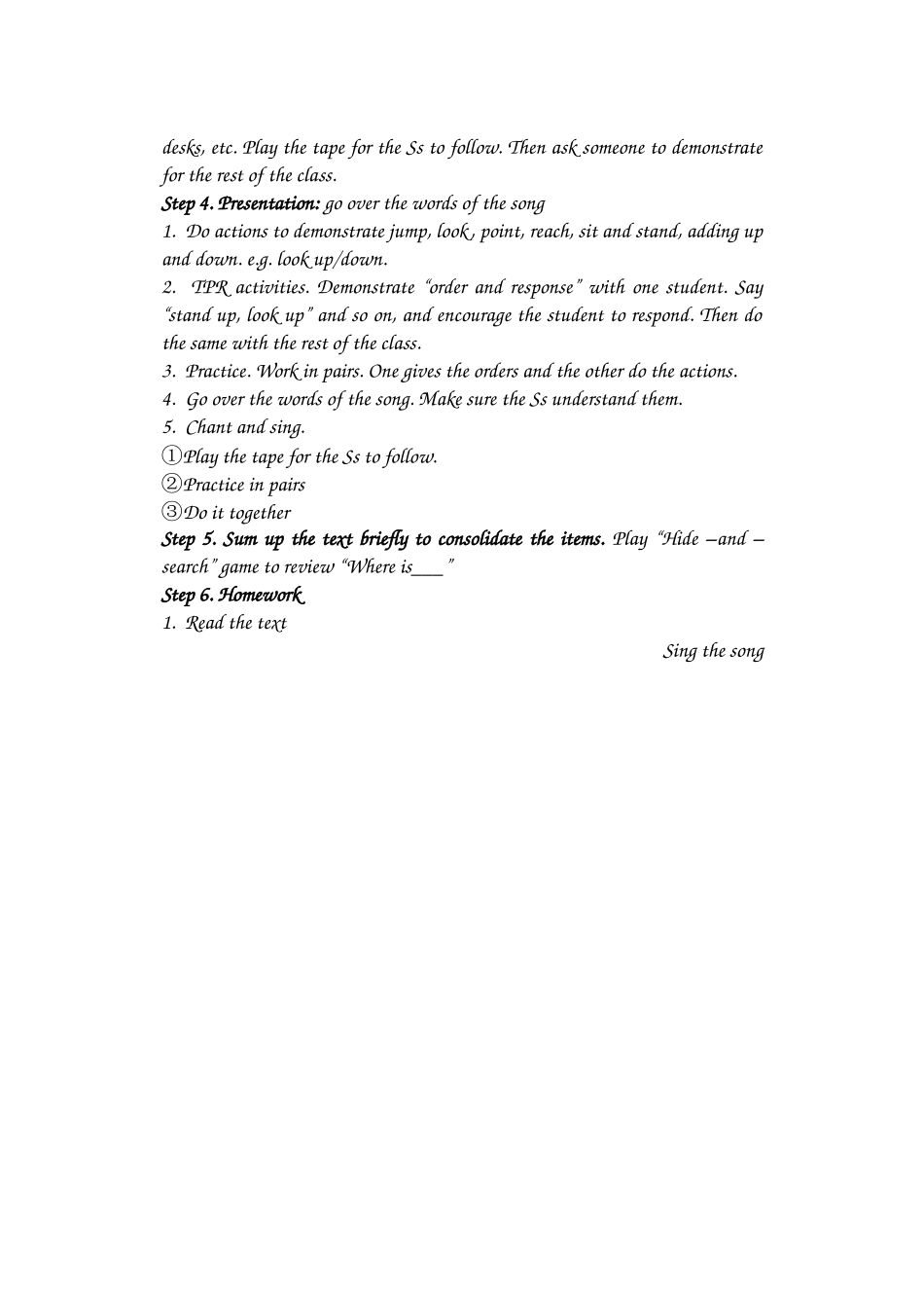 unit 1《school and numbers》lesson 3、4 教案（冀教版七年级上）doc--初中英语 _第3页
