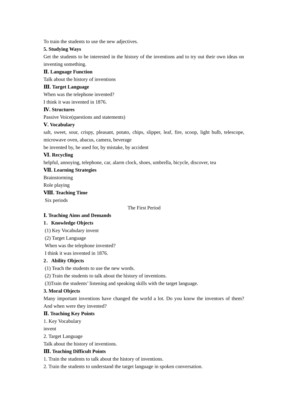 unit 10《by the time i got outside，the bus had already left》教案 （人教新目标九年级）doc--初中英语 _第2页