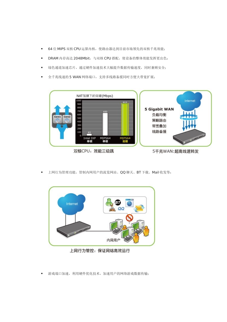 侠诺GQF650全千兆路由器报价 价格 介绍 设置说明书_第2页