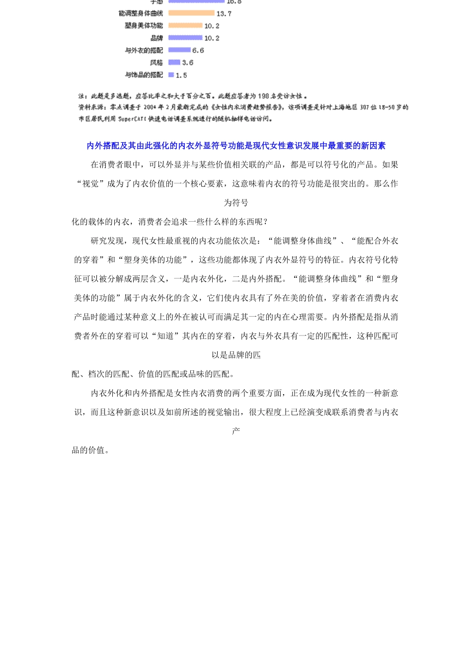 市场调查：我国女性内衣的消费新视角_第2页
