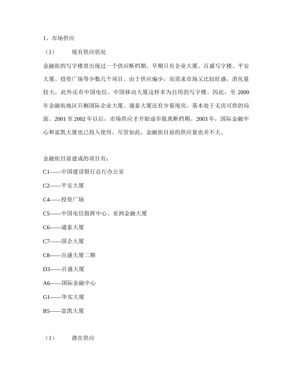 北京金融街市场分析_第2页