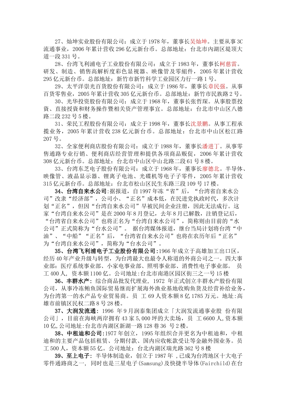 台湾服务业百强企业简介_第3页
