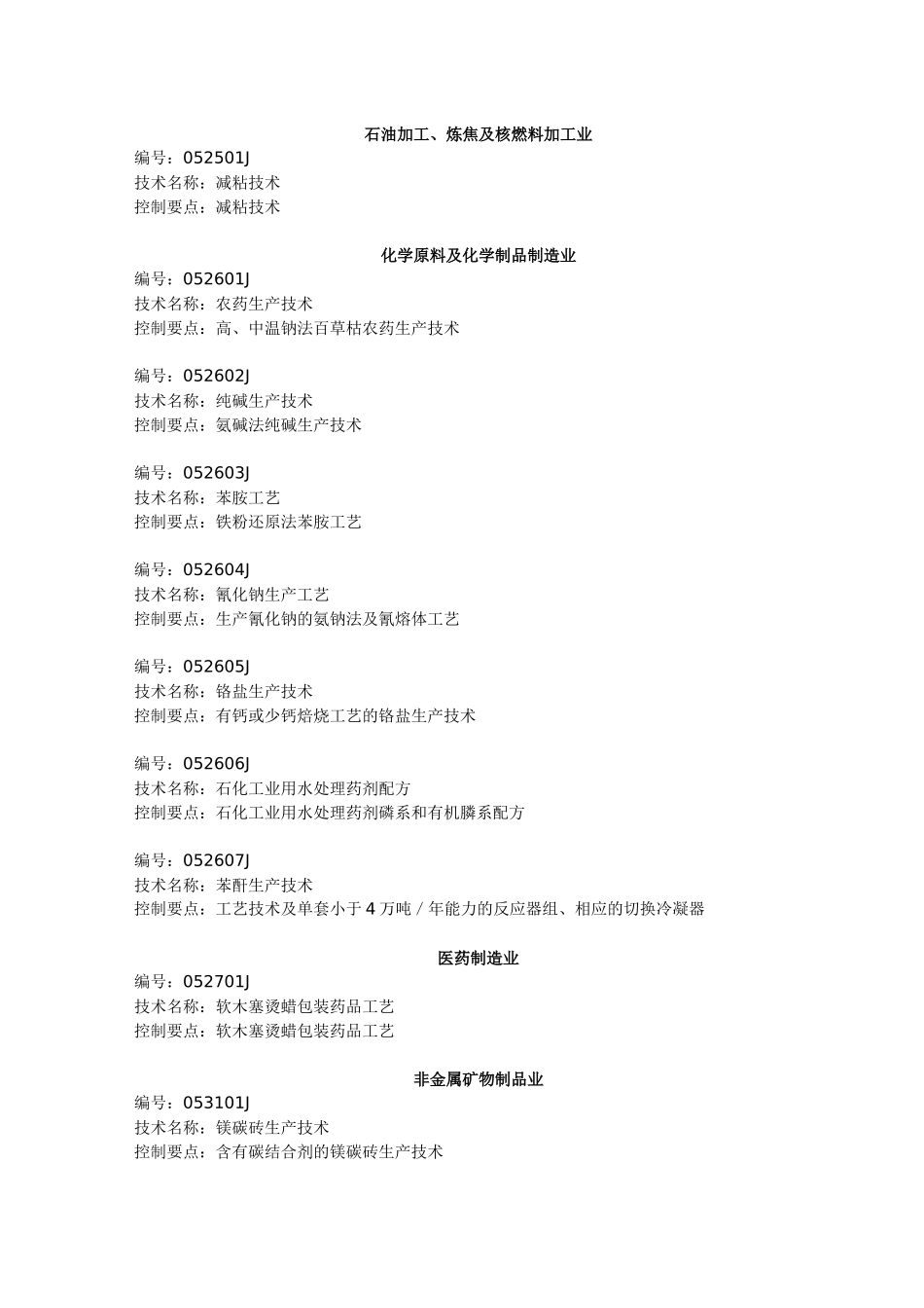 中国禁止进口限制进口技术目录_第2页