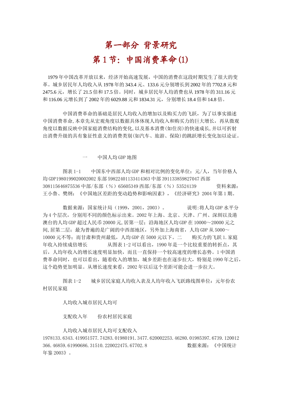 中国消费者行为研究报告讲义_第1页