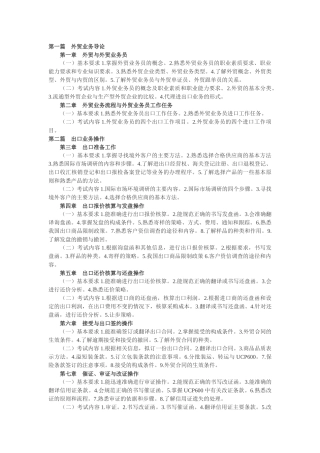 外贸业务员培训