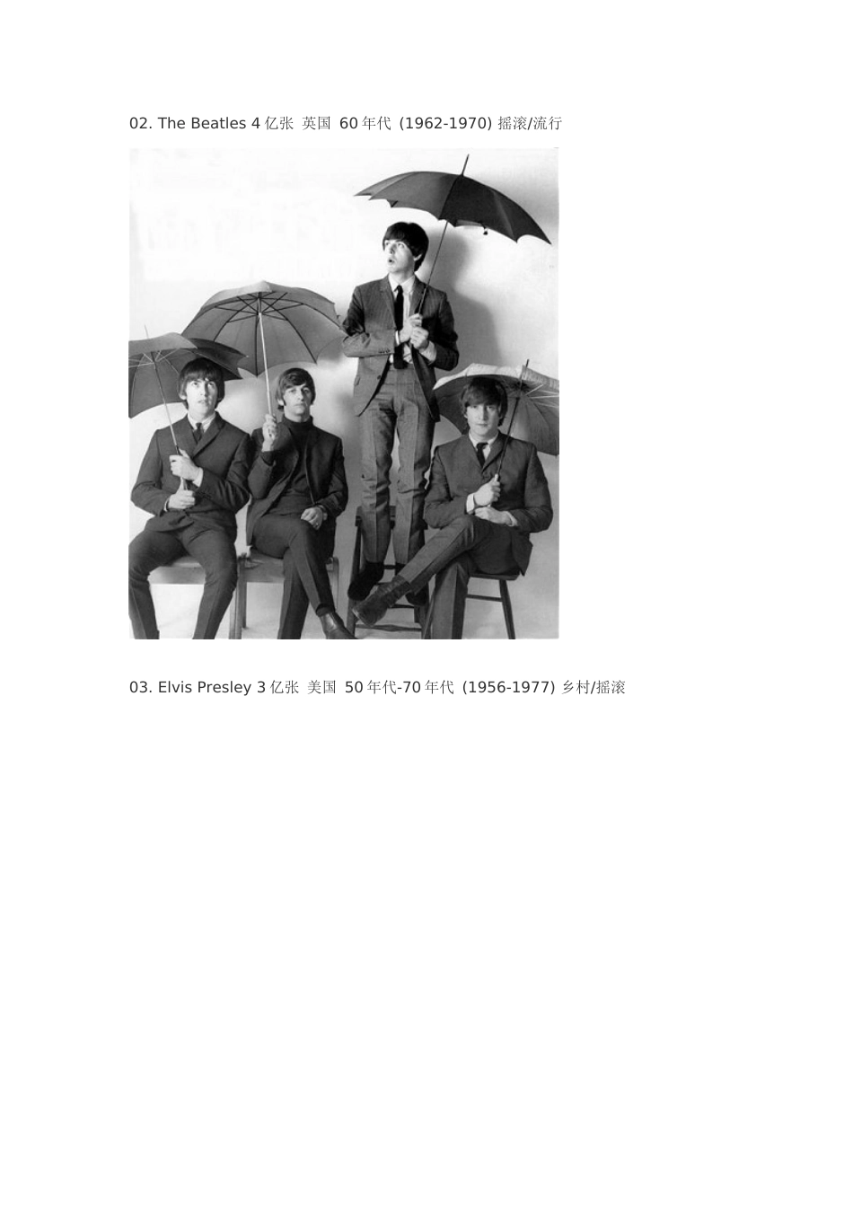 世界歌手销量排行培训讲义_第3页