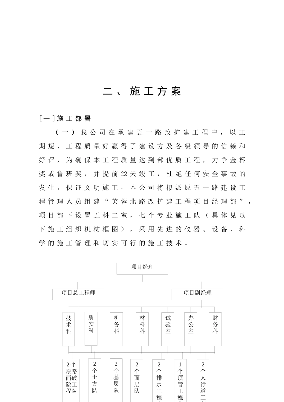 施工方案—芙蓉路_第2页
