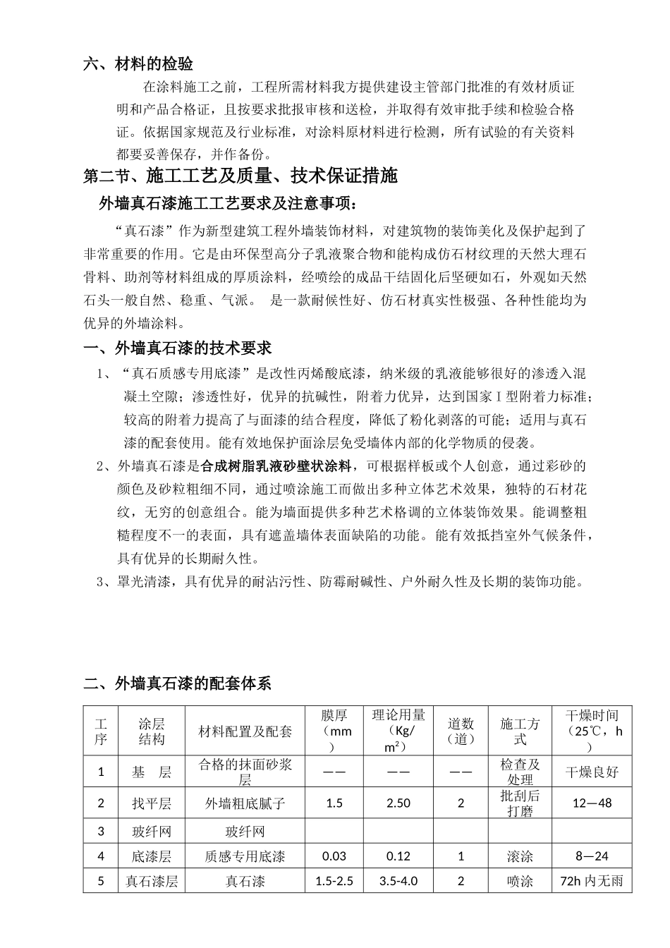 外墙真石漆装饰施工方案_第3页