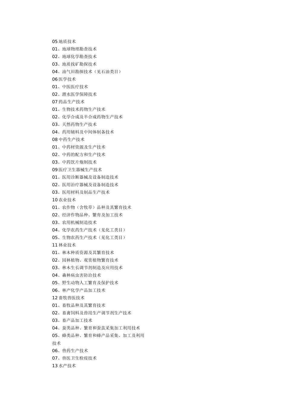 中国禁止出口限制出口技术目录_第2页