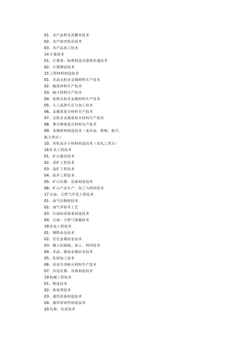 中国禁止出口限制出口技术目录_第3页