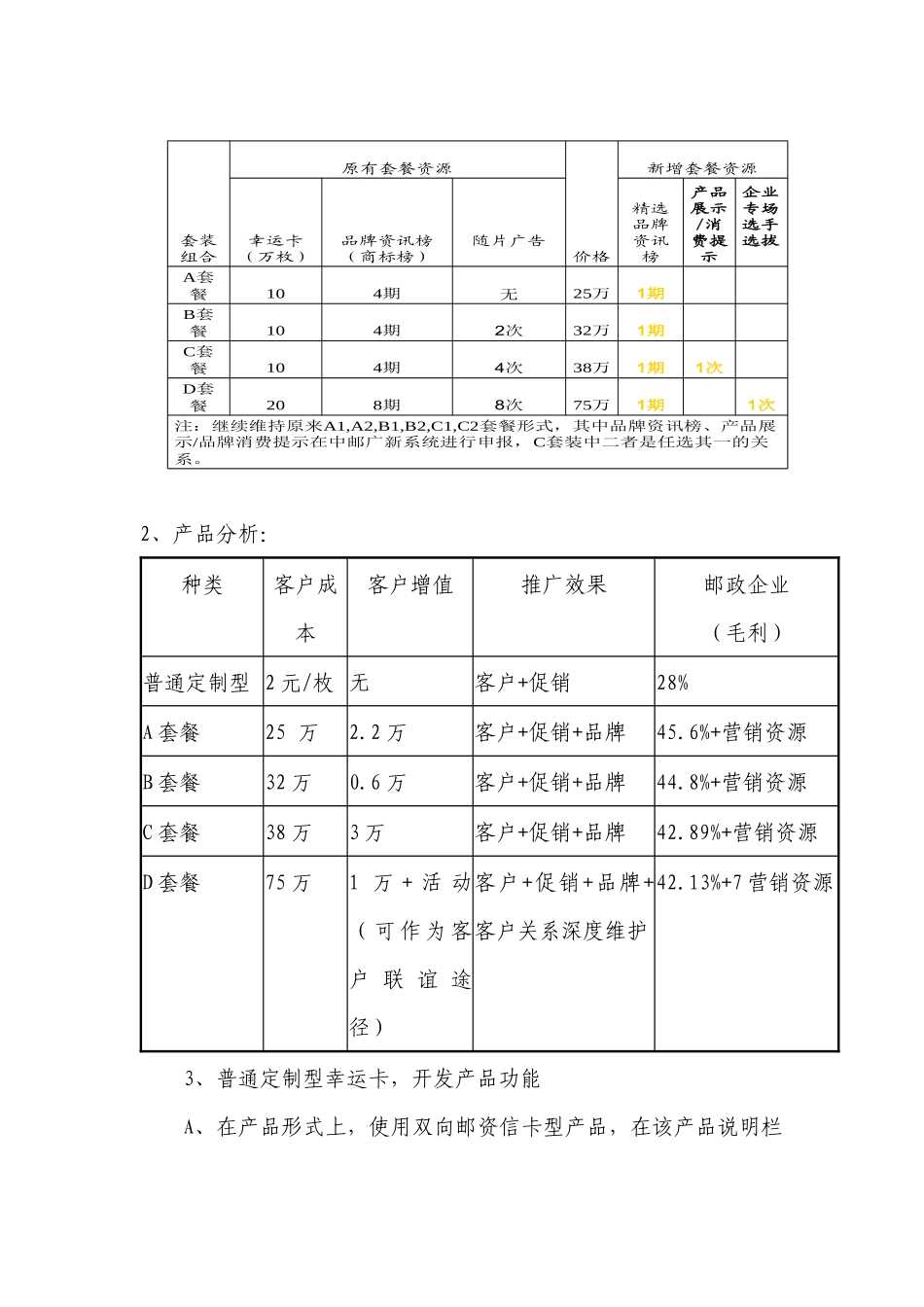 “幸运邮天下”项目营销策划方案_第2页