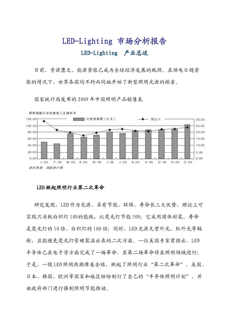 LEDLighting市场分析报告_第1页