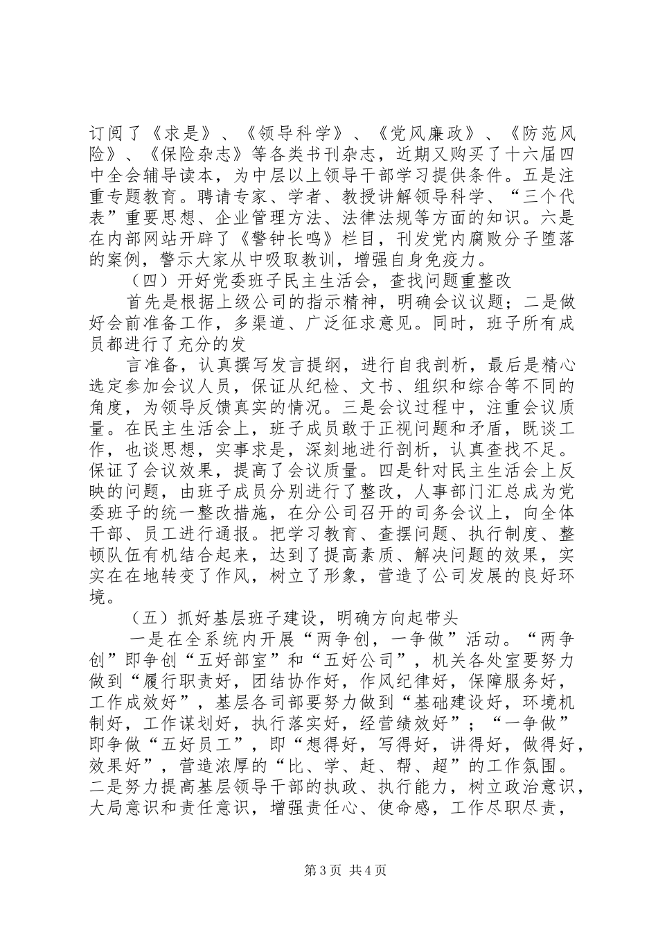 提高执政与执行能力情况汇报提纲 _第3页