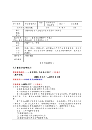 市场营销教案(94页)