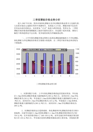 三季度薄板价格走势分析(6)(1)