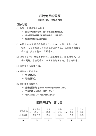 【管理类】行销管理讲义(12)