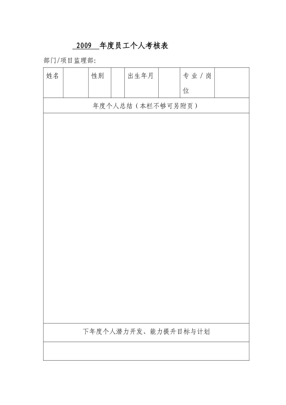 业务管理及考核管理知识表_第2页