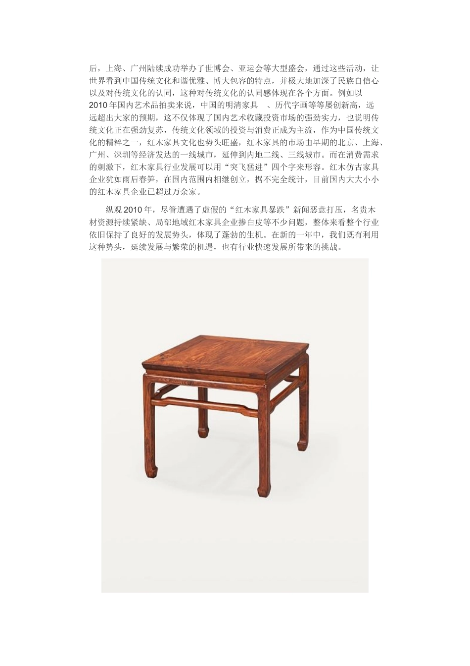 XXXX年中国红木家具市场分析与展望_第2页
