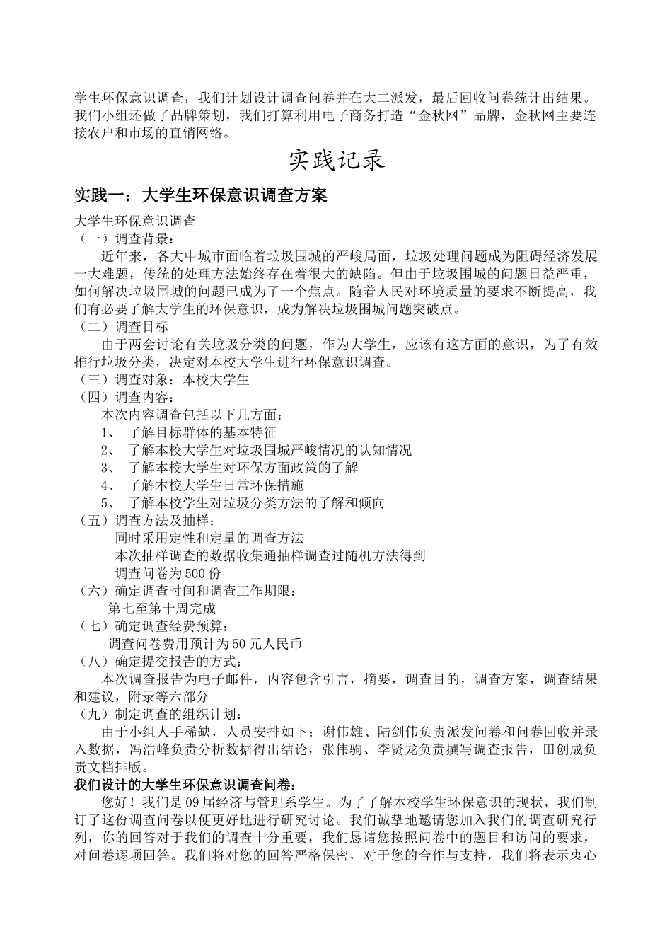 市场营销实践报告_第3页