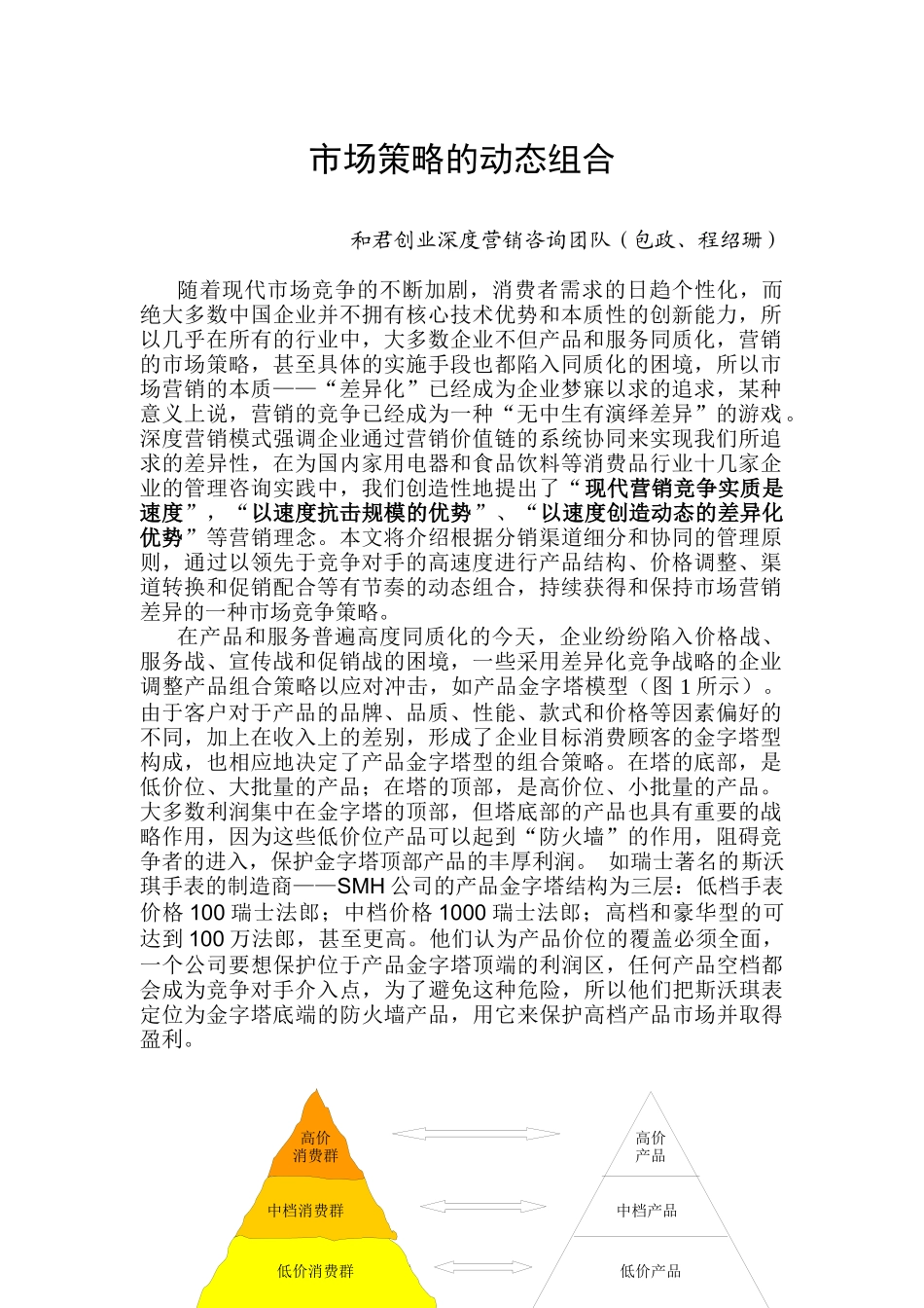 市场策略的动态组合分析_第1页