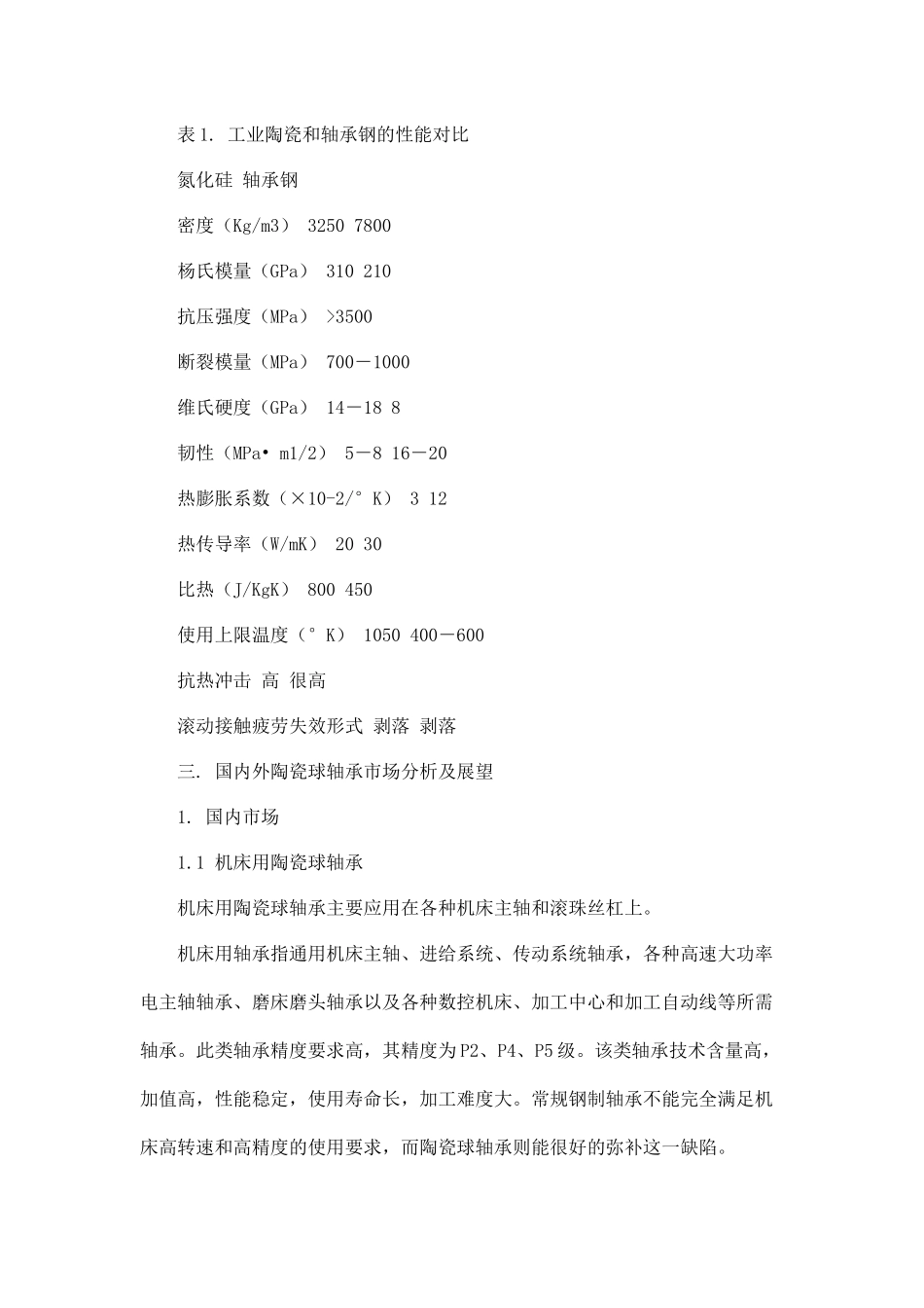 国内外陶瓷球轴承的应用及市场分析_第3页