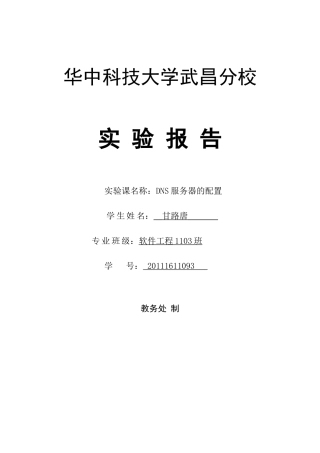 DNS服务器配置的图文教程