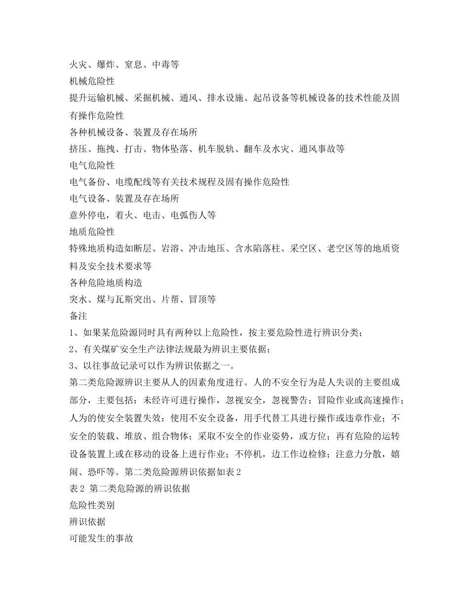 《安全管理》之煤矿重大危险源辨识与评价 _第2页