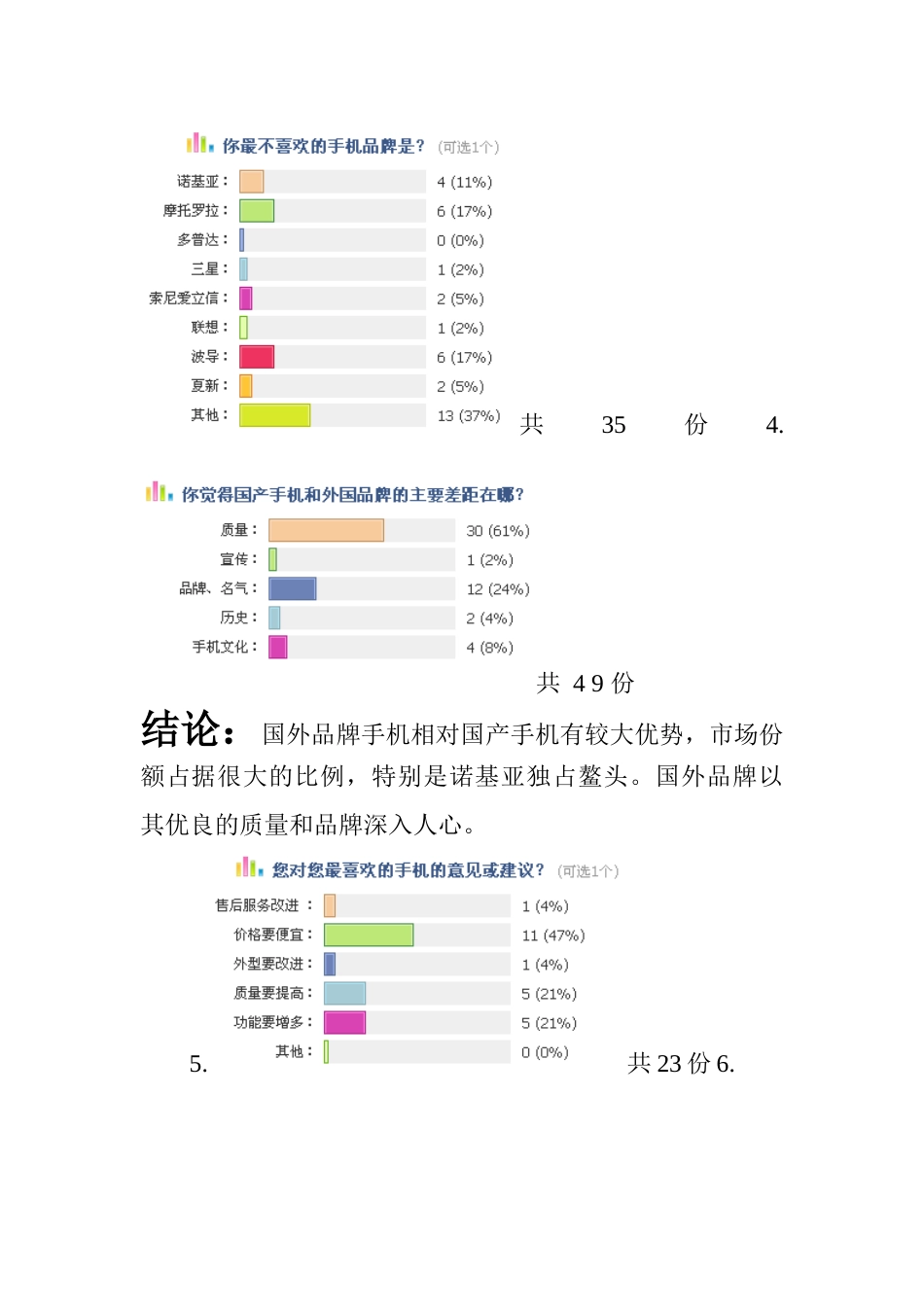 关于手机的市场调查及分析_第2页