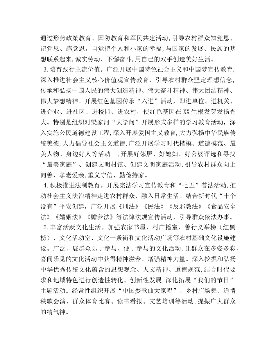 [县建设新时代文明实践中心试点工作试行方案] 新时代文明实践试点 _第3页