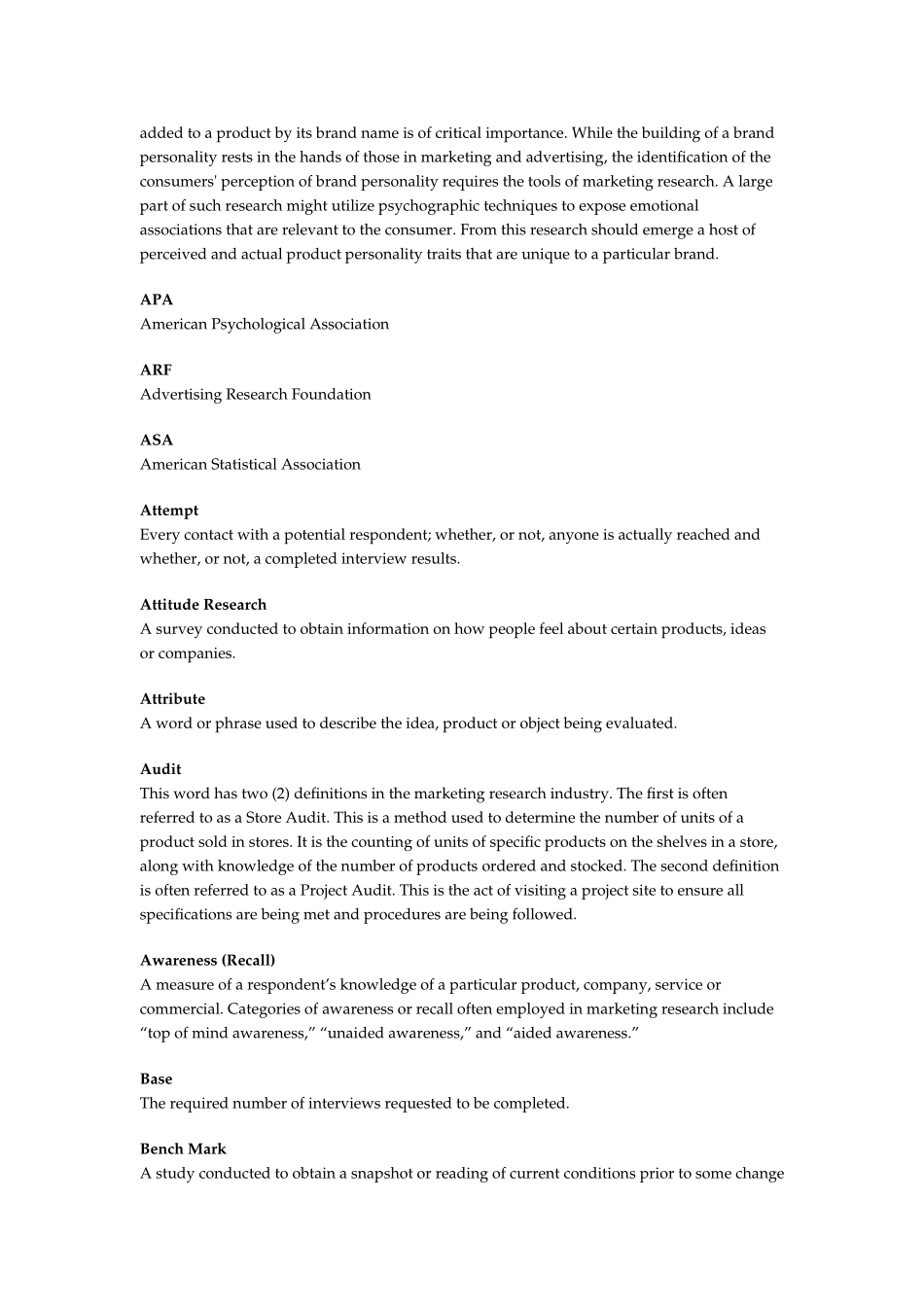 市场研究术语汇总英文版_第2页
