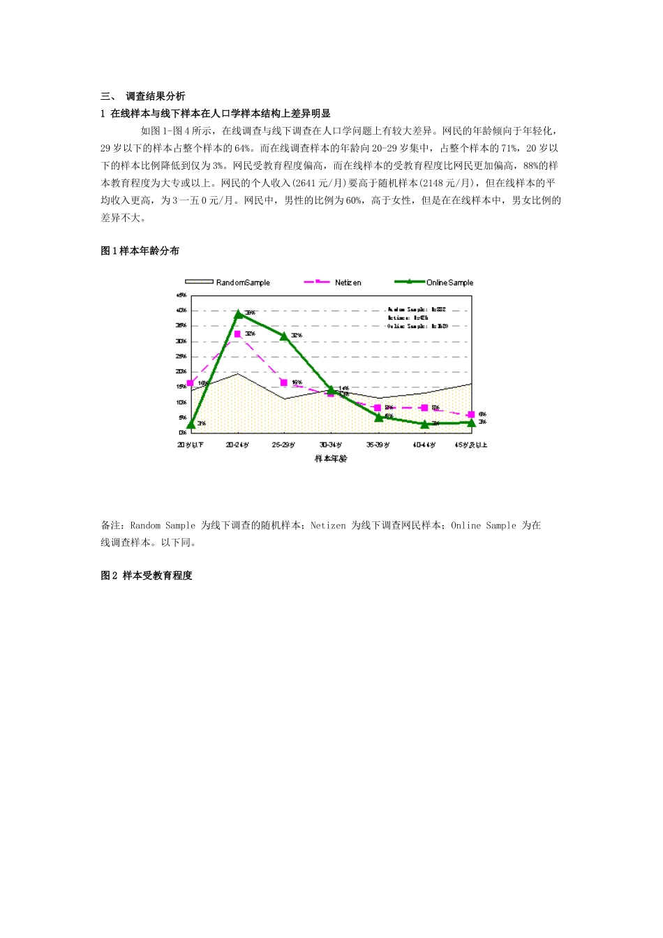 在线调查的代表性与可靠性的对比探究_第3页